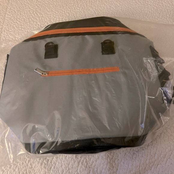 Other - Gray and Orange Backpack Cooler
